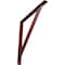 Ekena Millwork Traditional Steel Bracket, Hammered Bright Red 2"W x 24"D x 24"H BKTM02X24X24TRHRE - alternate 1